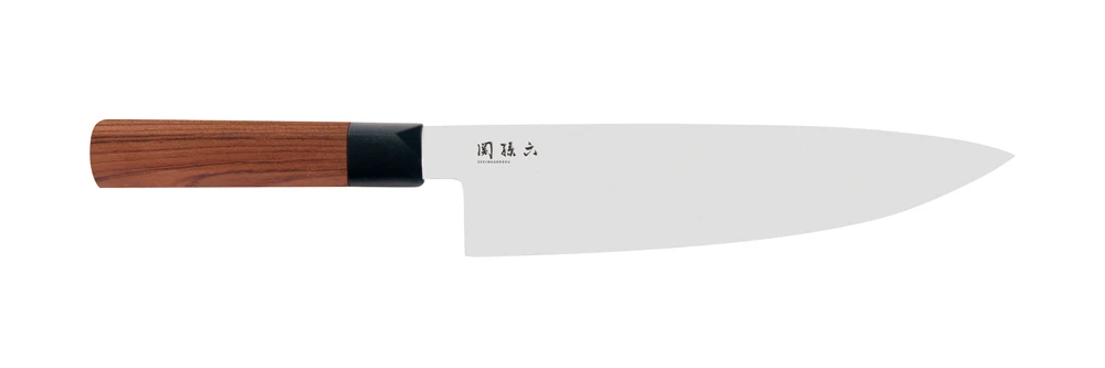 Kai Seki Magoroko Red Wood 20cm Chefs Knife (KAI-MGR-0200C) 3 Kai Seki Magoroko Red Wood 20cm Chefs Knife (KAI-MGR-0200C)
