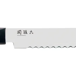 Kai Seki Magoroko Red Wood 22.5cm Bread Knife (KAI-MGR-0225B)