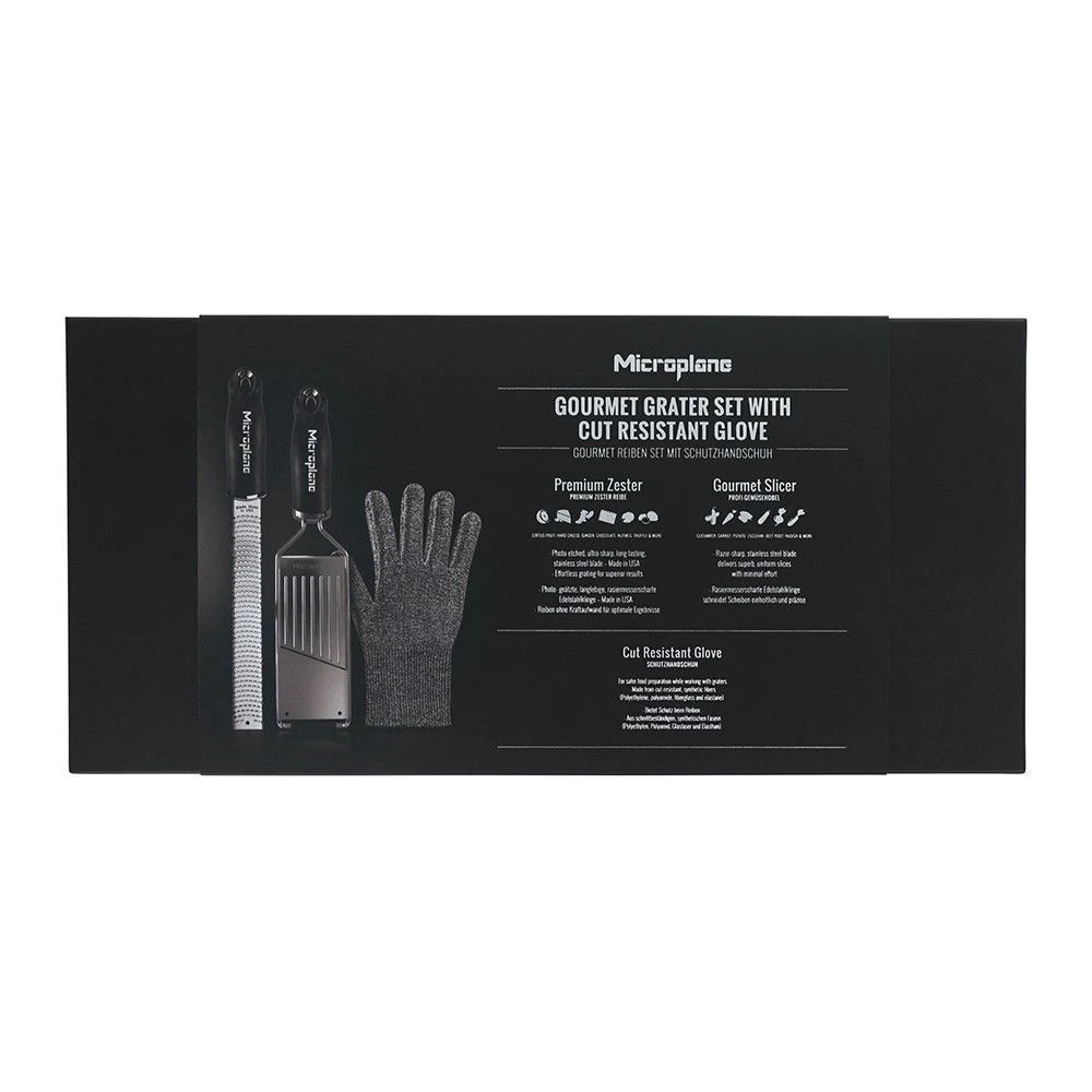 Microplane Gourmet Grater Set With Cut Resistant Glove (MIC-36179) 6 Microplane Gourmet Grater Set With Cut Resistant Glove (MIC-36179) - Image 4