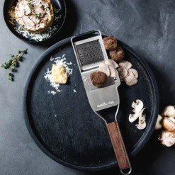 Microplane Master Truffle Tool 2in1 Slicer & Grater (MIC-43313) 14 Microplane Master Truffle Tool 2in1 Slicer & Grater (MIC-43313) -Kitchenknives Shop microplane master 43313 truffle tool risotto 3