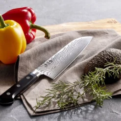 Minamoto Kotetsu 18cm Chef Knife By Yasuda Hamono (M101) -Kitchenknives Shop minamoto kotetsu 5 1