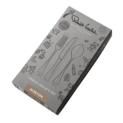Robert Welch Norton Bright Children's 3 Piece Set -Kitchenknives Shop norbr1080v3 norton 3pc childs set 2