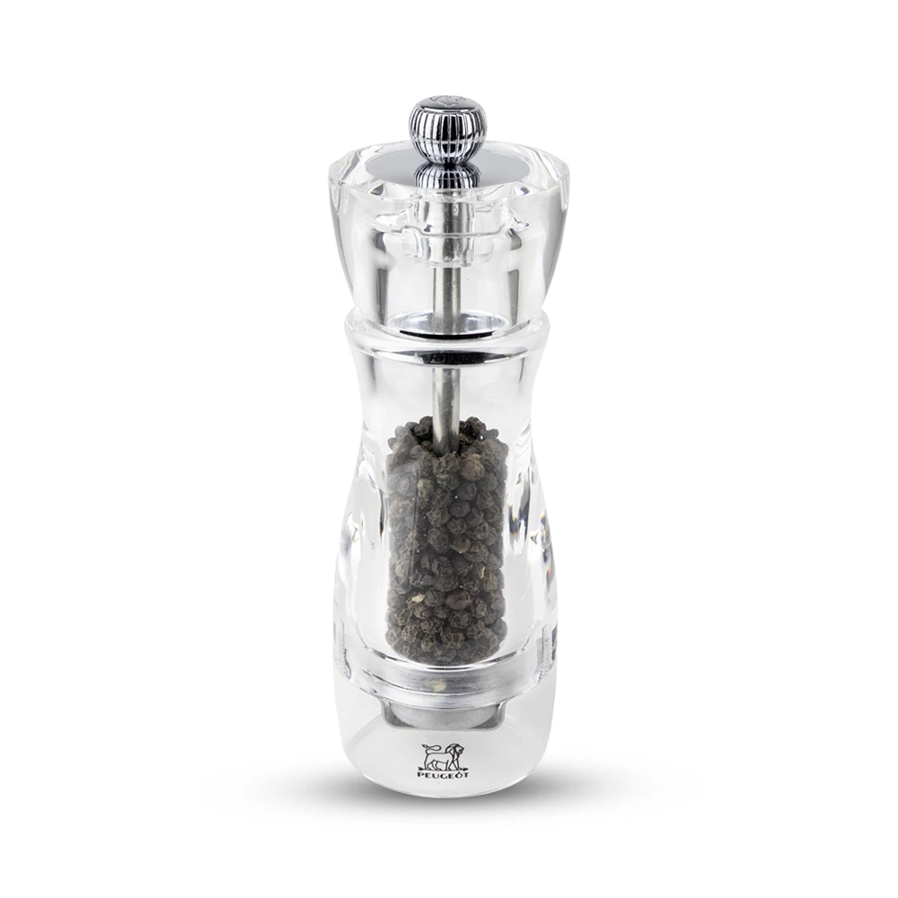 Peugeot Vittel Pepper Mill 16cm Clear Acrylic (P18221) 3 Peugeot Vittel Pepper Mill 16cm Clear Acrylic (P18221)
