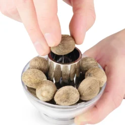 Peugeot Tidore Nutmeg Mill 11cm Clear Acrylic (P19501) -Kitchenknives Shop p19501 2