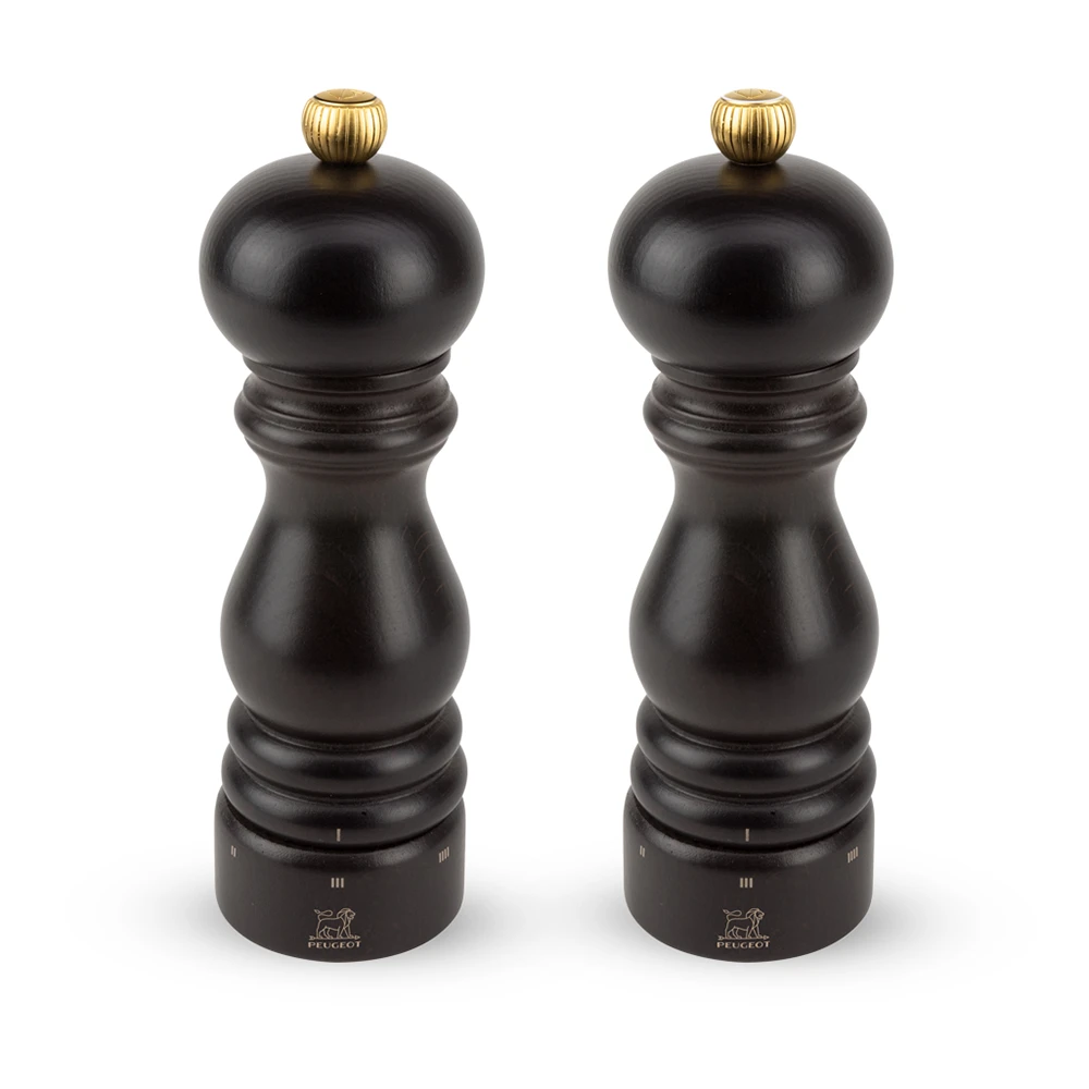 Peugeot Paris Duo Pepper Mill & Salt Mill 18cm Chocolate (P2/23461) 3 Peugeot Paris Duo Pepper Mill & Salt Mill 18cm Chocolate (P2/23461)