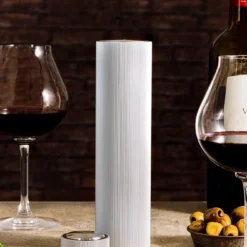 Peugeot Line Reverse Recharegeable Corkscrew Aluminium (P200947) -Kitchenknives Shop p200947 line reverse corkscrew lifestyle v3