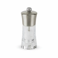Peugeot Ouessant Salt Mill 14cm Stainless Steel & Acrylic (P29043)