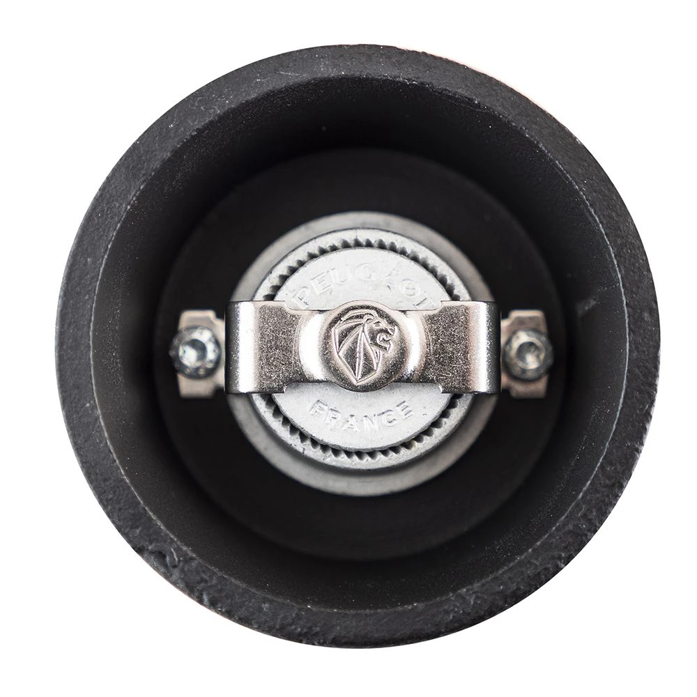 Peugeot Bali Font Cast Iron Pepper Mill 8cm Black (35402) 5 Peugeot Bali Font Cast Iron Pepper Mill 8cm Black (35402) - Image 3