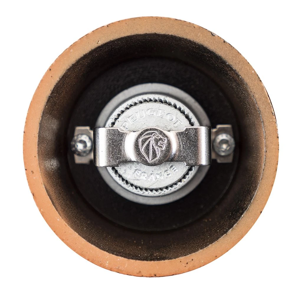 Peugeot Bali Font Cast Iron Pepper Mill 8cm Orange (35426) 5 Peugeot Bali Font Cast Iron Pepper Mill 8cm Orange (35426) - Image 3