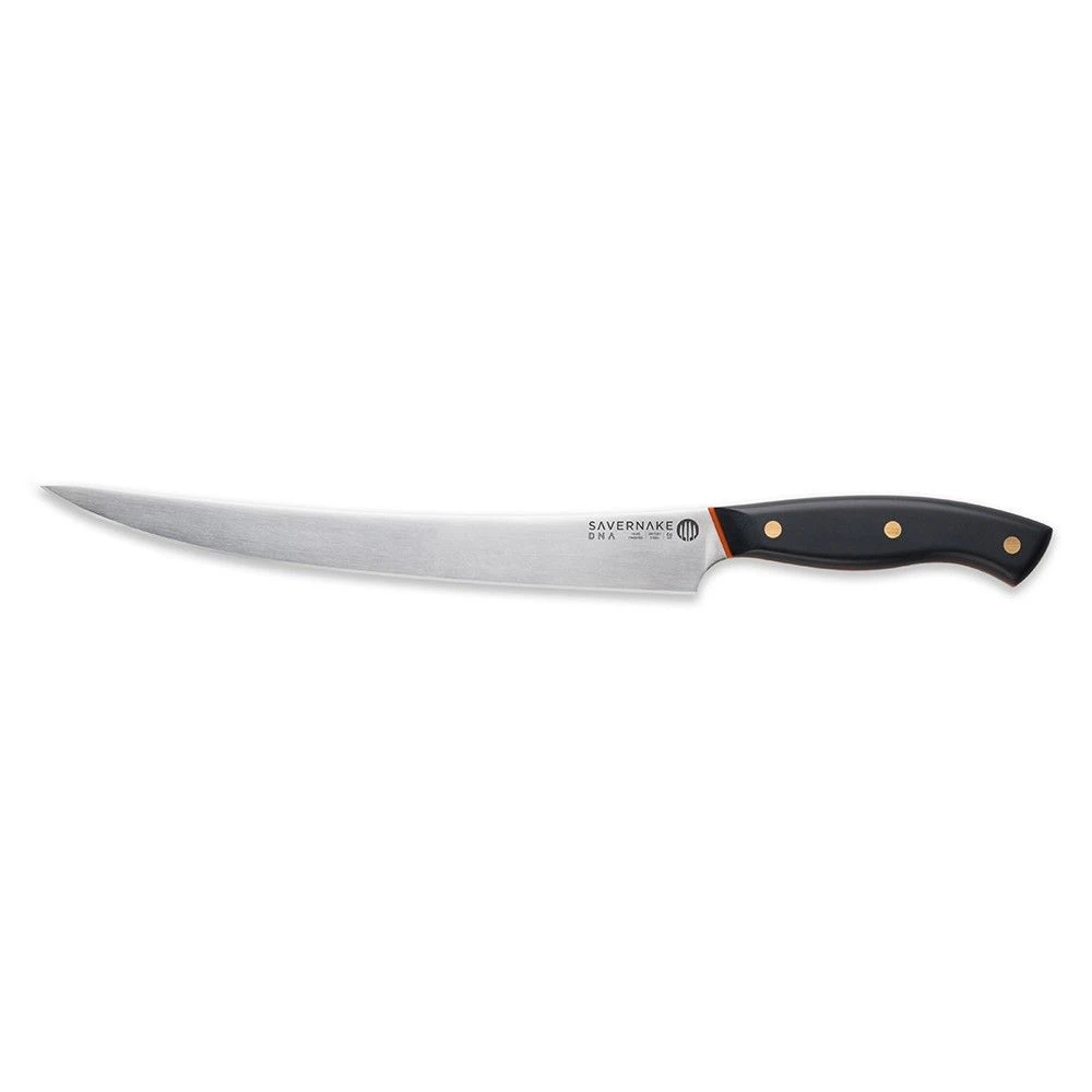 Savernake DNA PC26 26cm Carving Knife - Anthracite & Orange With Traditional Handle 3 Savernake DNA PC26 26cm Carving Knife - Anthracite & Orange With Traditional Handle