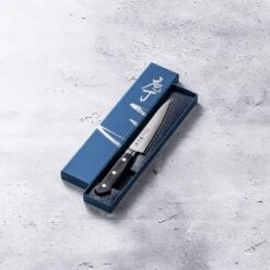 Minamoto Kotetsu 12cm Petty Knife By Yasuda Hamono (M107) 25 Minamoto Kotetsu 12cm Petty Knife By Yasuda Hamono (M107) -Kitchenknives Shop petty 120mm 3