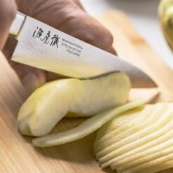 Minamoto Kotetsu 12cm Petty Knife By Yasuda Hamono (M107) 26 Minamoto Kotetsu 12cm Petty Knife By Yasuda Hamono (M107) -Kitchenknives Shop petty 120mm 5