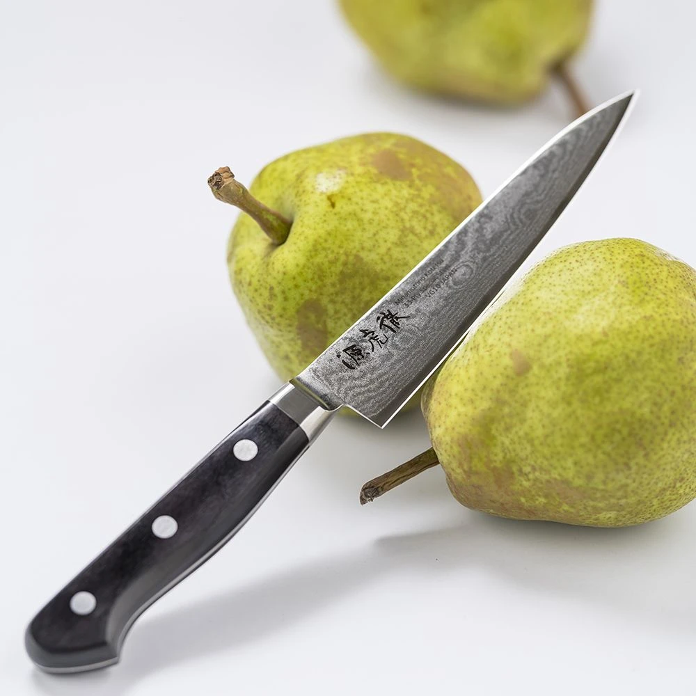 Minamoto Kotetsu 12cm Petty Knife By Yasuda Hamono (M107) 5 Minamoto Kotetsu 12cm Petty Knife By Yasuda Hamono (M107) - Image 3