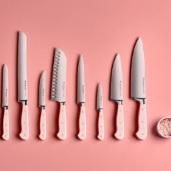 Wusthof Classic Colour Steak Knife 12cm Pink Himalayan Salt (WT1061710412) 6 Wusthof Classic Colour Steak Knife 12cm Pink Himalayan Salt (WT1061710412) -Kitchenknives Shop pink himalayan salt full range 3