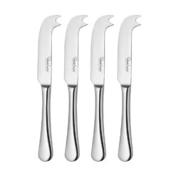 Robert Welch Radford Bright Cheese Serving Set With 32cm Pebble Board -Kitchenknives Shop radbr1032v4 radford 4pc small cheese knife set