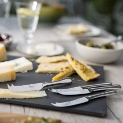 Robert Welch Radford Bright Cheese Serving Set With 32cm Pebble Board -Kitchenknives Shop radbr10spec2 ls