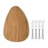 Robert Welch Radford Bright Cheese Serving Set With 32cm Pebble Board 1 Robert Welch Radford Bright Cheese Serving Set With 32cm Pebble Board -Kitchenknives Shop radbr10spec2 robert welch br cheese serving set 5pc 03