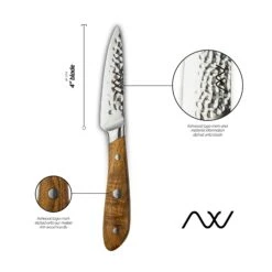Rockingham Forge Ashwood 10cm Paring Knife -Kitchenknives Shop rf 1741 paring knife infographic