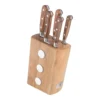 Rockingham Forge Pro Wood Series 6 Piece Knife Block Set (RF-8008/6B)