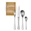 Robert Welch RW2 Satin Cutlery 24 Piece Set With Free Small Cutlery Tray
