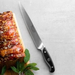 Robert Welch Professional V Carving/ Slicing Knife 22cm 6 Robert Welch Professional V Carving/ Slicing Knife 22cm -Kitchenknives Shop rwpsa2011v professional v carving slicing knife 22cm ps34 1