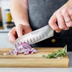 Robert Welch Professional V Santoku Knife 17cm 9 Robert Welch Professional V Santoku Knife 17cm -Kitchenknives Shop rwpsa2069v professional v santoku knife 17cm ps30