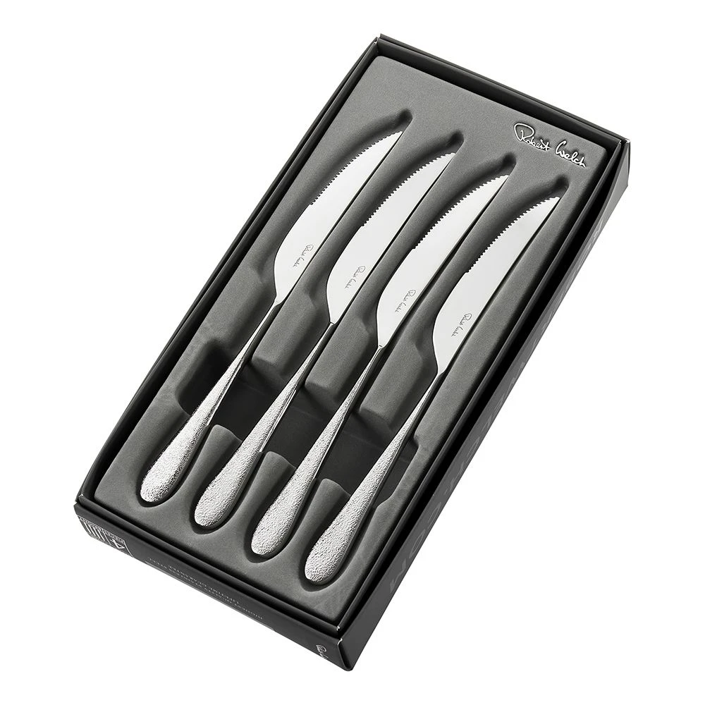 Robert Welch Sandstone Bright Steak Knife 4 Piece Set 5 Robert Welch Sandstone Bright Steak Knife 4 Piece Set - Image 3
