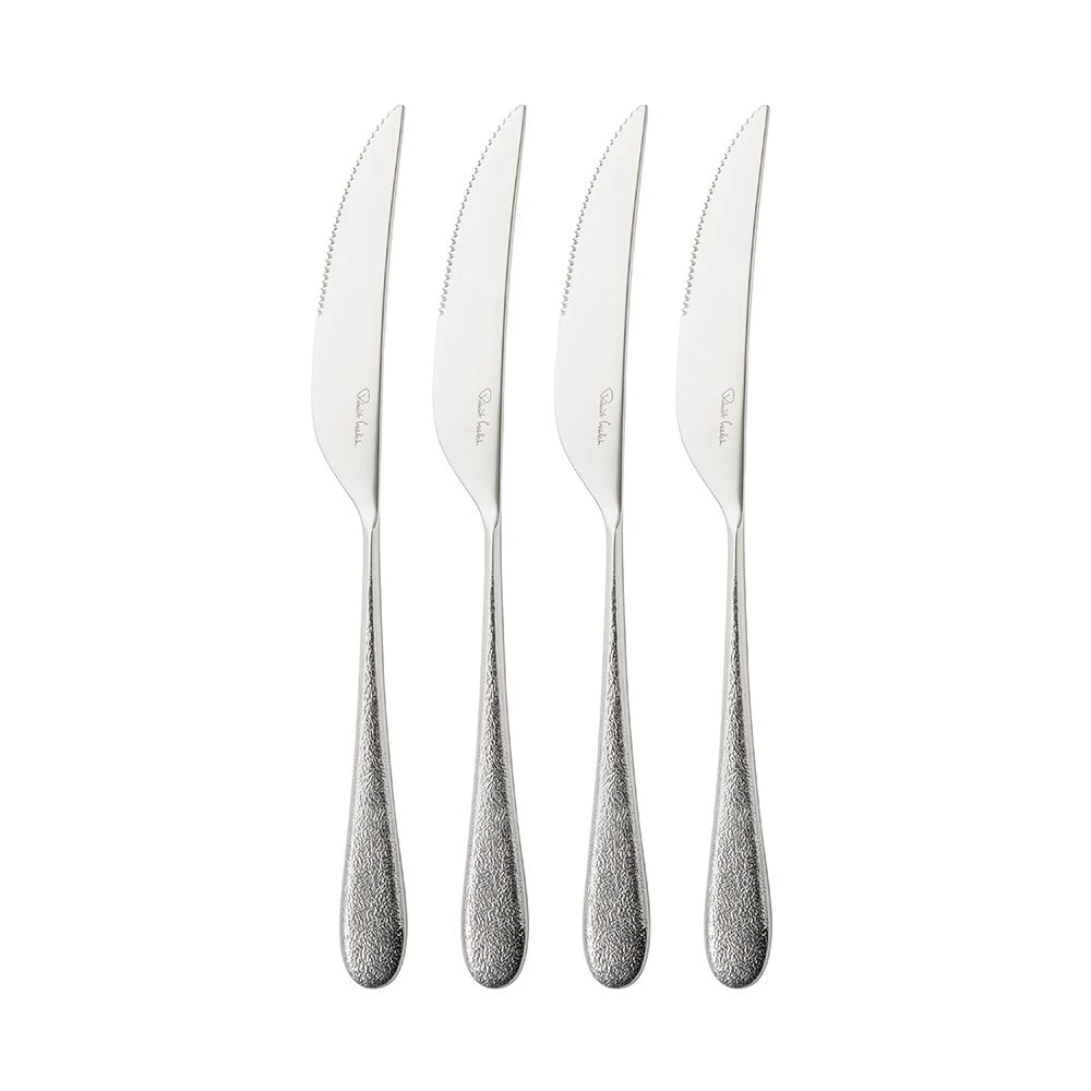 Robert Welch Sandstone Bright Steak Knife 4 Piece Set 3 Robert Welch Sandstone Bright Steak Knife 4 Piece Set