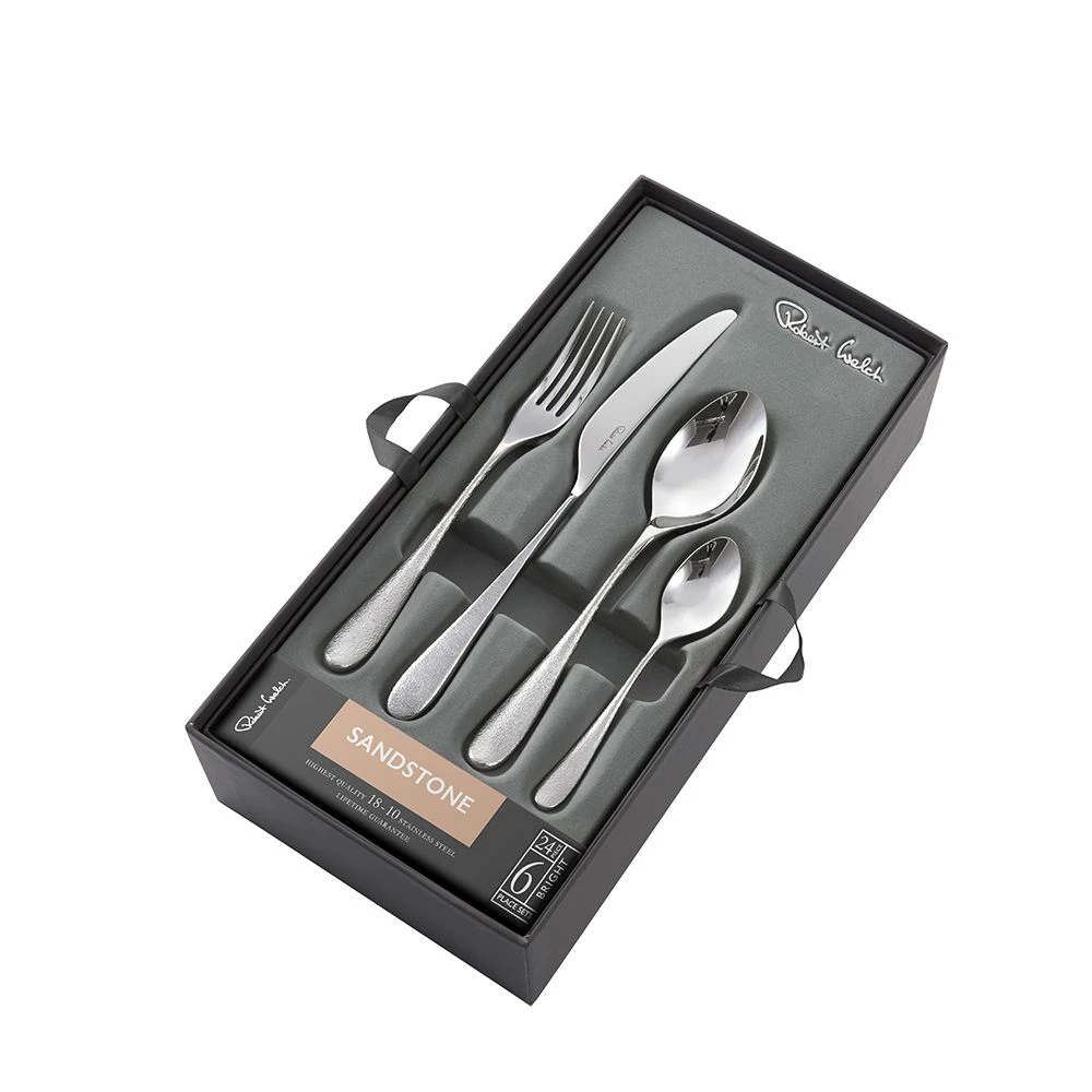 Robert Welch Sandstone Bright Cutlery 24 Piece Set 8 Robert Welch Sandstone Bright Cutlery 24 Piece Set - Image 6
