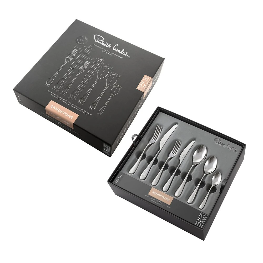 Robert Welch Sandstone Bright Cutlery 42 Piece Set 7 Robert Welch Sandstone Bright Cutlery 42 Piece Set - Image 5