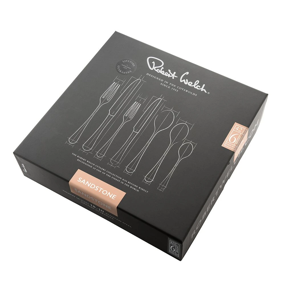 Robert Welch Sandstone Bright Cutlery 42 Piece Set 9 Robert Welch Sandstone Bright Cutlery 42 Piece Set - Image 7