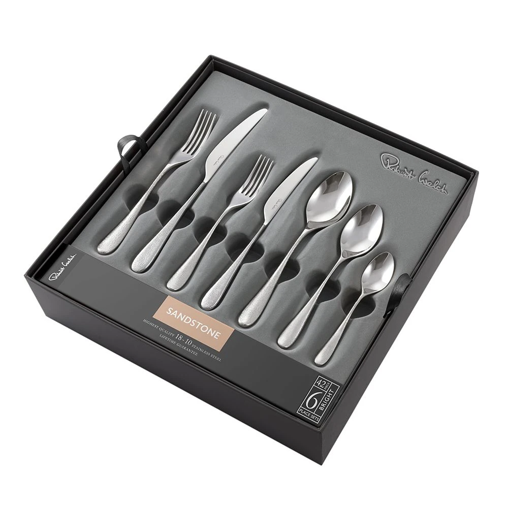 Robert Welch Sandstone Bright Cutlery 42 Piece Set 8 Robert Welch Sandstone Bright Cutlery 42 Piece Set - Image 6
