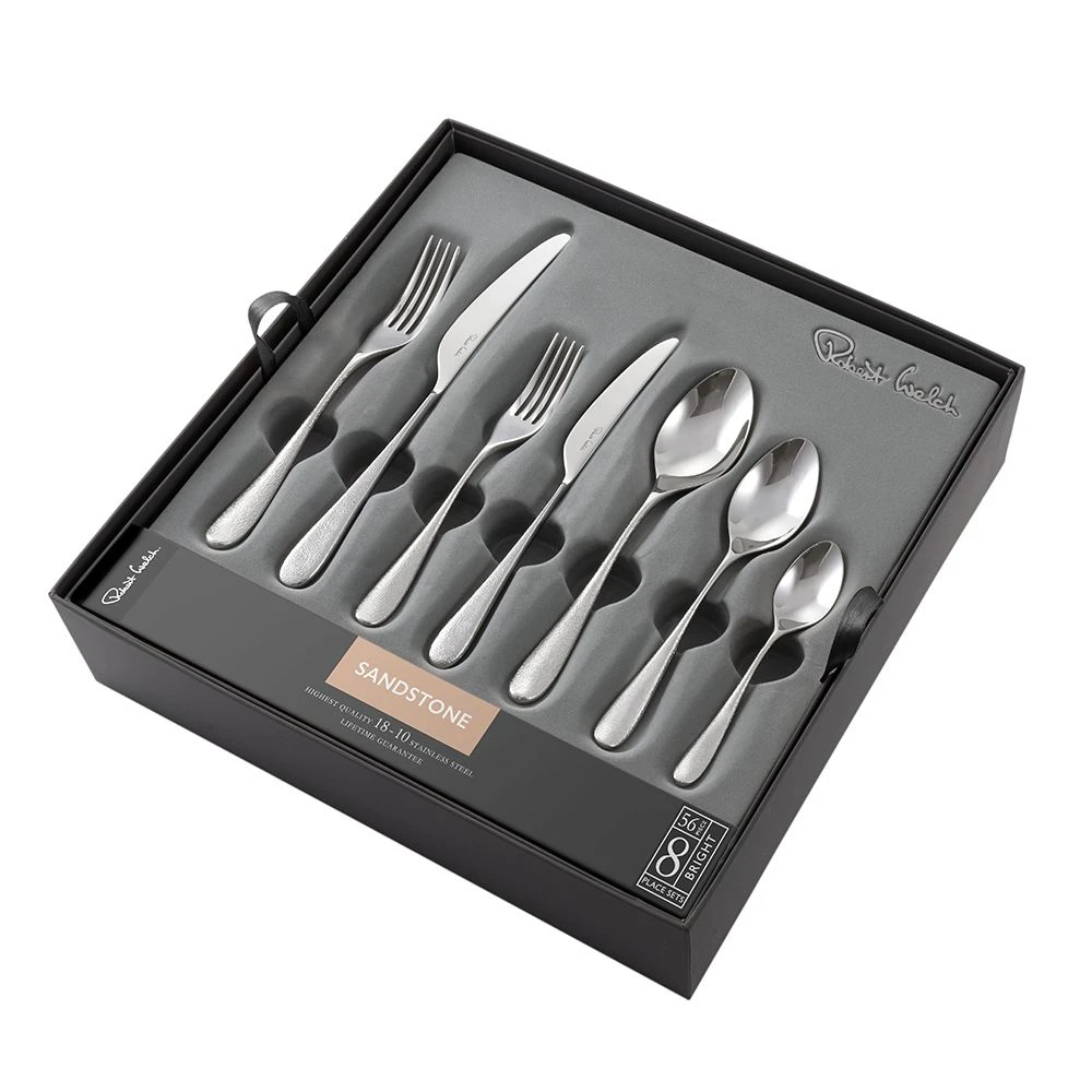 Robert Welch Sandstone Bright Cutlery 56 Piece Set 8 Robert Welch Sandstone Bright Cutlery 56 Piece Set - Image 6