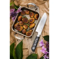 I.O.Shen 160mm Sahm Khom Slicer -Kitchenknives Shop santoku 06