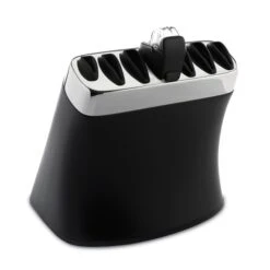 Robert Welch Signature Black Knife Block With Sharpener
