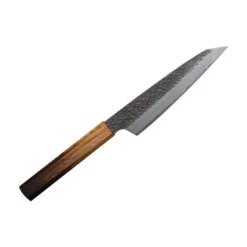 Sakai Takayuki Homura Guren (Aogami 2 Steel) Japanese Chef's Kengata-Utility Knife 150mm With Urushi Lacquered Oak Handle
