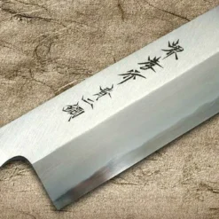 Sakai Takayuki Aoniko Blue 2 Steel Ebony Handle Japanese Chef's Nakiri (Vegetable) 180mm -Kitchenknives Shop sk 01263 2