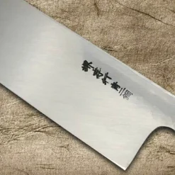 Sakai Takayuki Aoniko Blue 2 Steel Ebony Handle Japanese Chef's Nakiri (Vegetable) 180mm -Kitchenknives Shop sk 01263 3