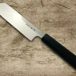 Sakai Takayuki Aoniko Blue 2 Steel Ebony Handle Japanese Chef's Peeling Knife 180mm -Kitchenknives Shop sk 01297 1