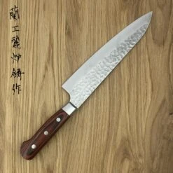 Sakai Takayuki 33-Layer VG10 Damascus Hammered Japanese 180mm Gyuto Knife -Kitchenknives Shop sk 07394 1