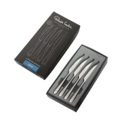 Robert Welch Skye Bright Steak Knife 4 Piece Set -Kitchenknives Shop skybr1012v4 pt07