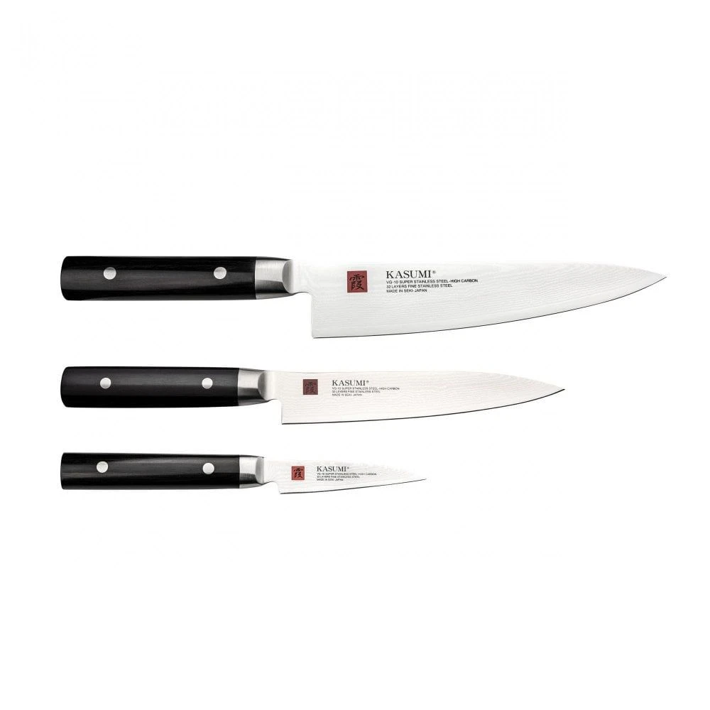 Kasumi Damascus 3 Piece Set (SM-320158) 3 Kasumi Damascus 3 Piece Set (SM-320158)