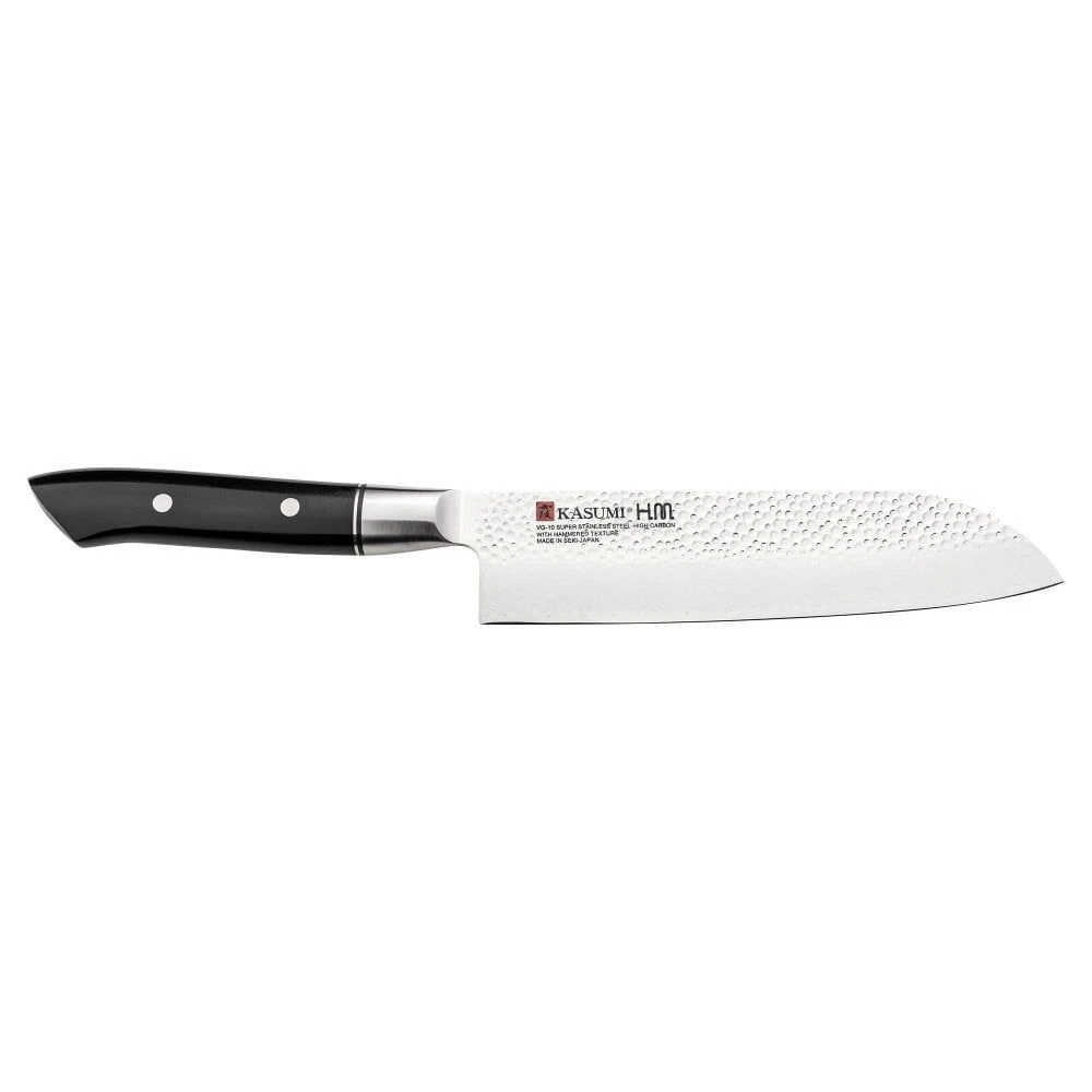 Kasumi Hammered 18cm Santoku Knife (SM-74018) 3 Kasumi Hammered 18cm Santoku Knife (SM-74018)