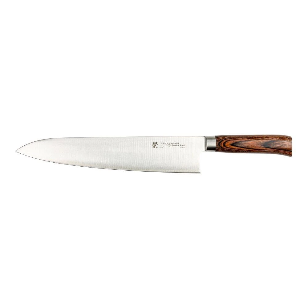 Tamahagane San Tsubame Wood 27cm Chef's Knife (SN-1103) 3 Tamahagane San Tsubame Wood 27cm Chef's Knife (SN-1103)