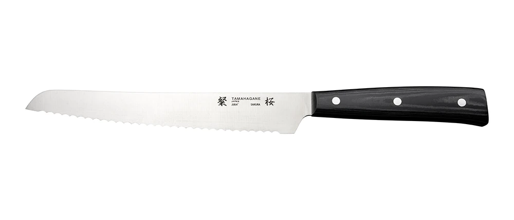 Tamahagane San Sakura 18cm Bread Knife (SNS-1126) 3 Tamahagane San Sakura 18cm Bread Knife (SNS-1126)