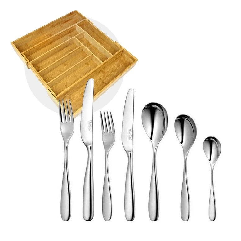 Robert Welch Stanton Bright Cutlery 42 Piece Set With Free Large Cutlery Tray 3 Robert Welch Stanton Bright Cutlery 42 Piece Set With Free Large Cutlery Tray