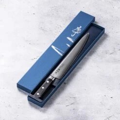 Minamoto Kotetsu 24cm Sujihiki By Yasuda Hamono (M108) -Kitchenknives Shop sujihiki 240mm 3