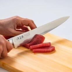 Minamoto Kotetsu 24cm Sujihiki By Yasuda Hamono (M108) -Kitchenknives Shop sujihiki 240mm 5