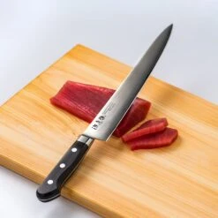 Minamoto Kotetsu 24cm Sujihiki By Yasuda Hamono (M108) -Kitchenknives Shop sujihiki 240mm 6