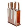 Tamahagane San Tsubame Wood 6 Piece Knife Block Set (SN-116M/SET7) 1 Tamahagane San Tsubame Wood 6 Piece Knife Block Set (SN-116M/SET7) -Kitchenknives Shop tamahagane san 7 piece knife block set santoku